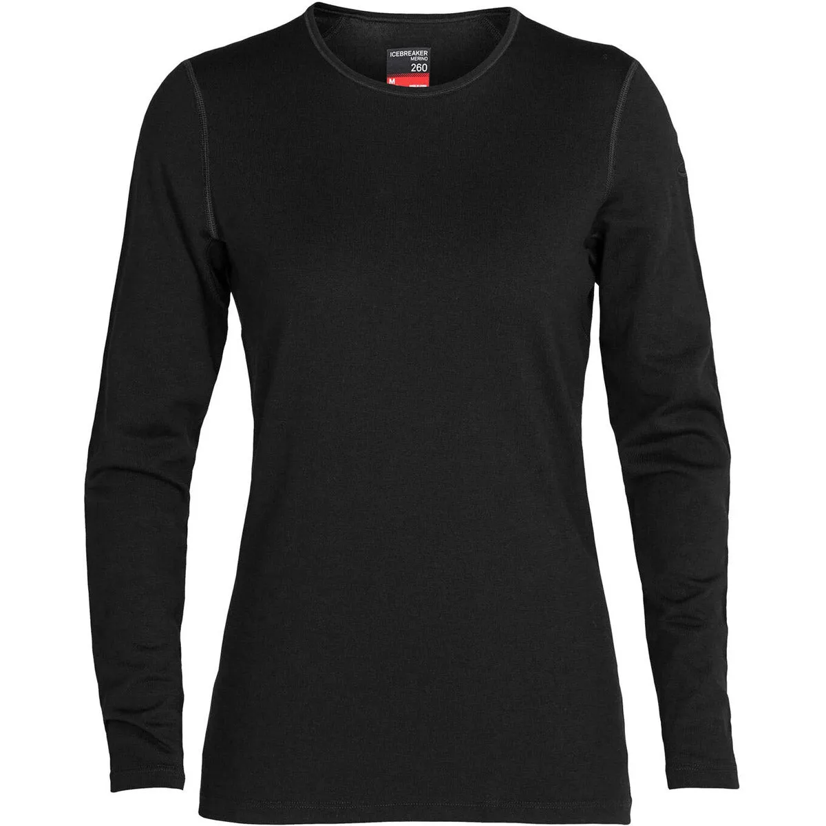 Women's Merino 260 Tech Long Sleeve Crewe Thermal Top Non Binding Cuffs Temperature Regulating