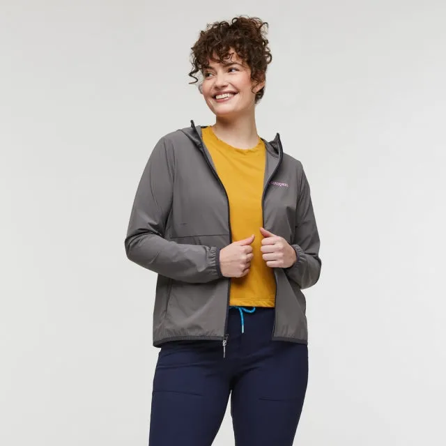 Double Layered Hood Women's Vuelta Performance Windbreaker Jacket