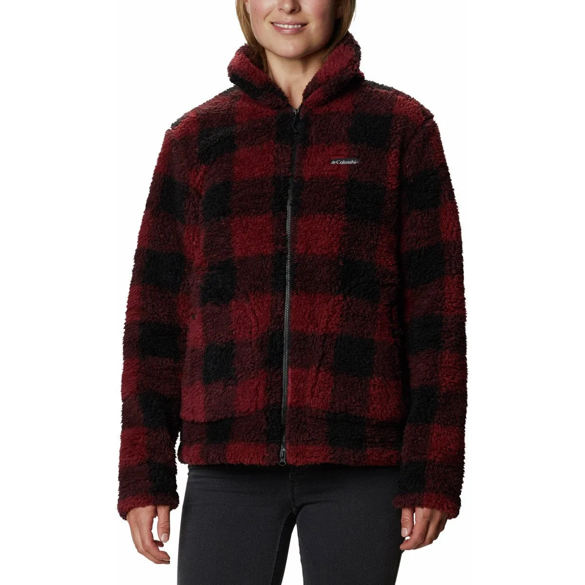 Quick Fit Eco Friendly Dye Women's Winter Pass Sherpa Full Zip Jacket