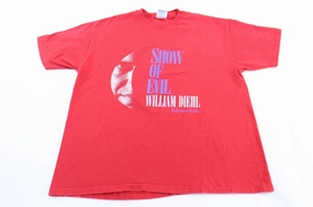 Casual All-Day 1995 Show Of Evil William Diehl T-shirt