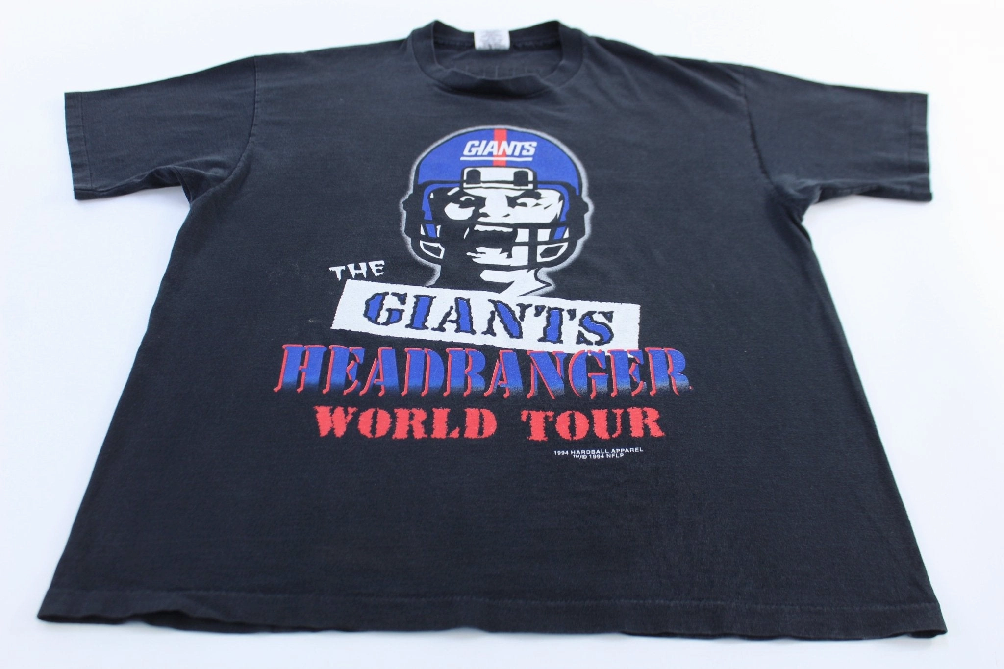 Breathable Comfort Design Stretchable Collar Band 1994 New York Giants Football Graphic T-Shirt