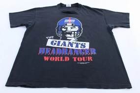 Breathable Comfort Design Stretchable Collar Band 1994 New York Giants Football Graphic T-Shirt