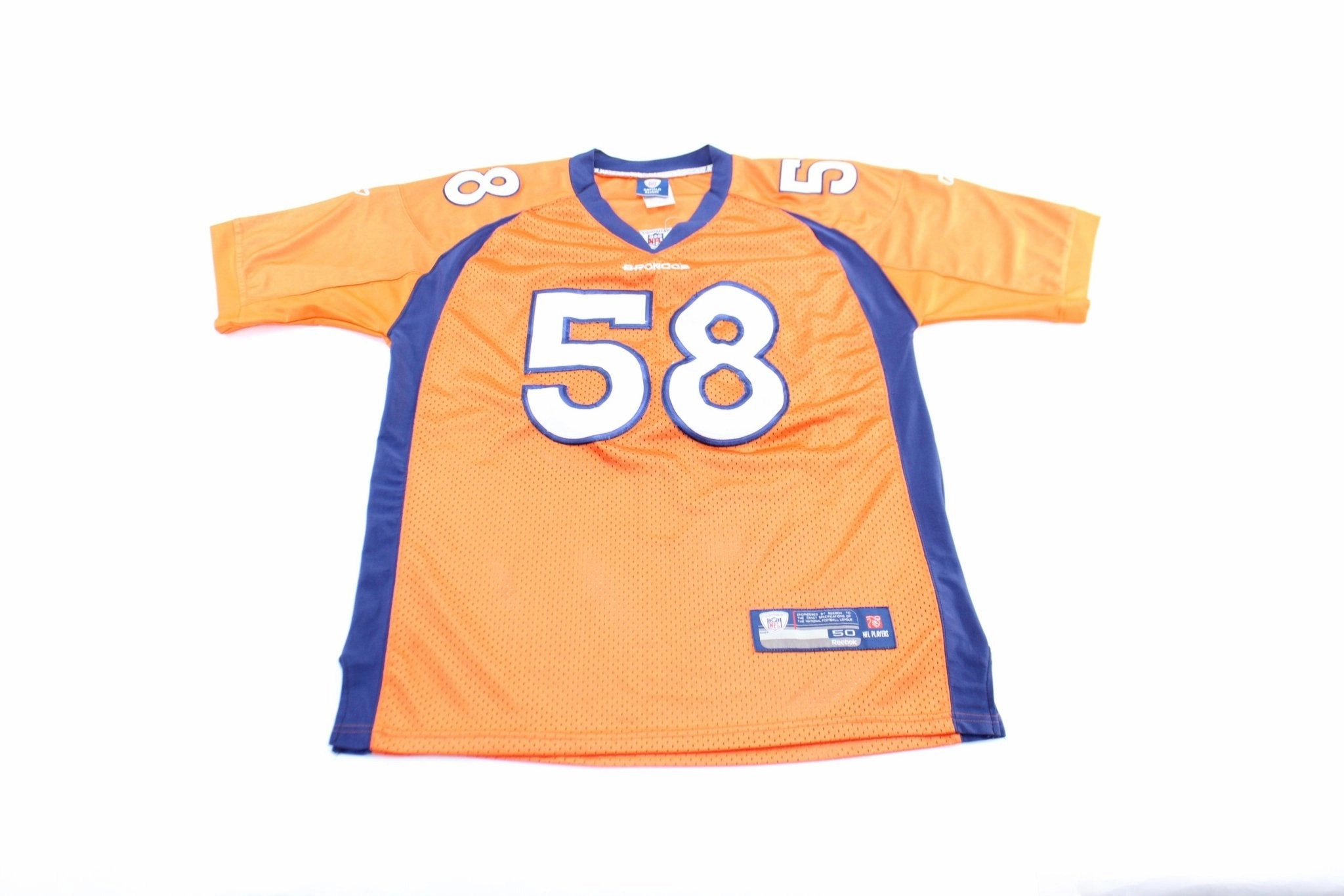 Reebok Embroidered Logo Denver Broncos Von Miller Football Jersey Functional Activewear