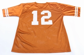 University of Texas Longhorns #12 Co-Op Football Jersey Friction Free