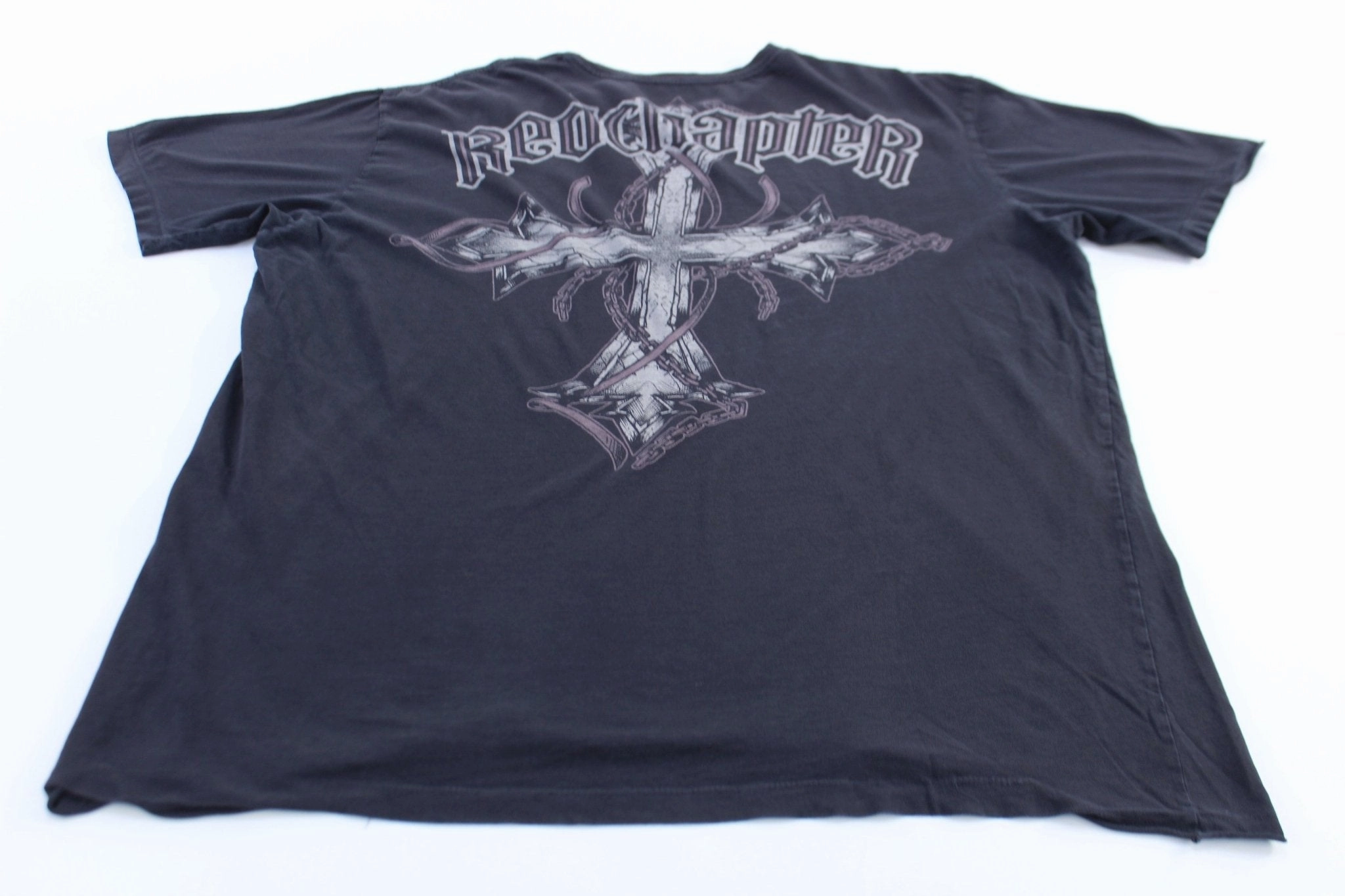 Slim Fit Comfort Y2K Redchapter Sinns Cross & Wings Graphic T-shirt