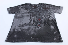 Y2K Xtreme Couture Crosses All Over Graphic T-shirt Minimalist purity