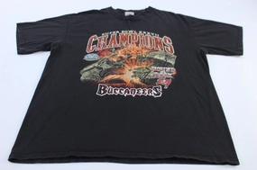 2003 Tampa Bay Buccaneers SuperBowl Champions T-Shirt Timeless Fit Breezy Design
