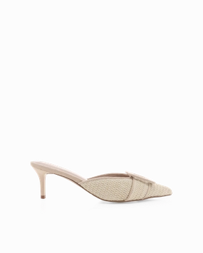 Neutral Style Match Washable cover YORKIE - NATURAL RAFFIA-WHEAT SUEDE