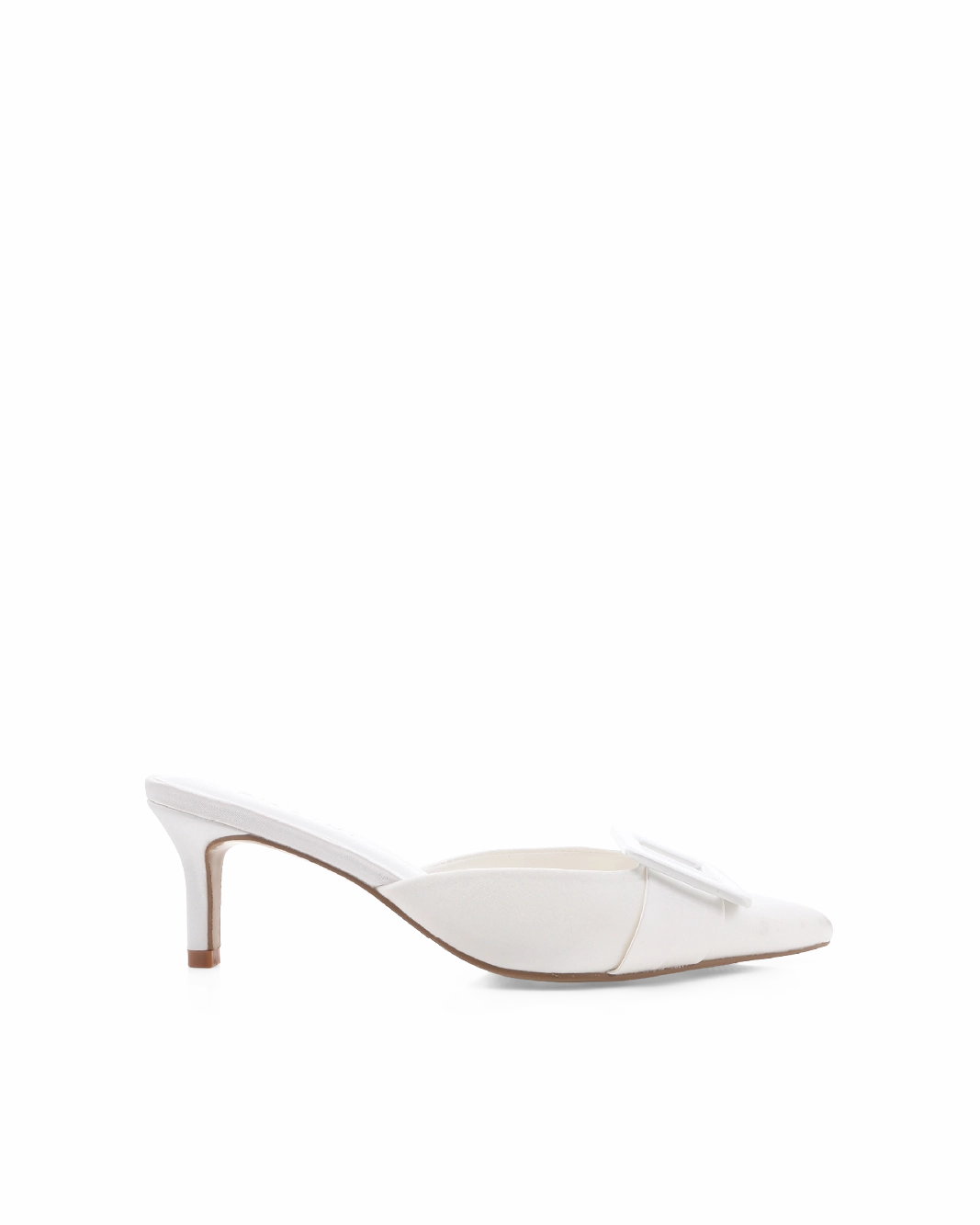 YORKIE - WHITE SATIN Casual Classic Versatile Footwear