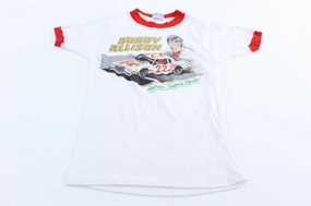 Layered Look Wear Stretch Jersey Knit Youth 80's Bobby Allison America's Favorite Driver T-shirt