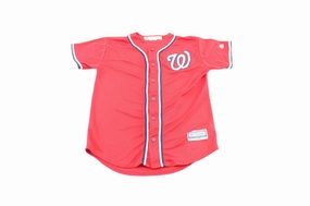 Eco Friendly Dye Anti Pilling Finish Youth Majestic Logo Washington Nationals Bryce Harper Baseball Jersey