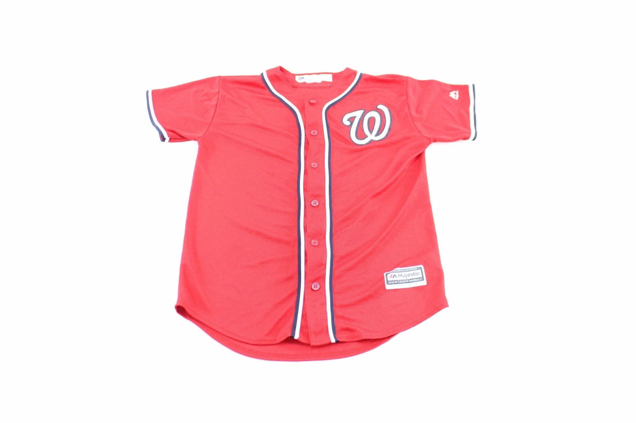 Eco Friendly Dye Anti Pilling Finish Youth Majestic Logo Washington Nationals Bryce Harper Baseball Jersey