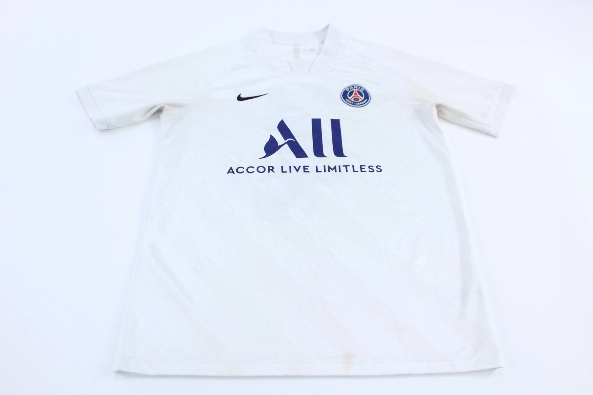 Youth Nike Embroidered Logo Paris Saint-German #4 Soccer Jersey Thermal Conductive Yarn