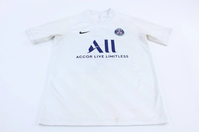 Youth Nike Embroidered Logo Paris Saint-German #4 Soccer Jersey Thermal Conductive Yarn
