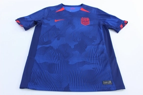 Youth Nike Embroidered Logo USWNT Blue Soccer Jersey Fast Reaction