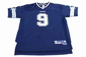 Youth Reebok Logo Dallas Cowboys Tony Romo Football Jersey Tagless Construction
