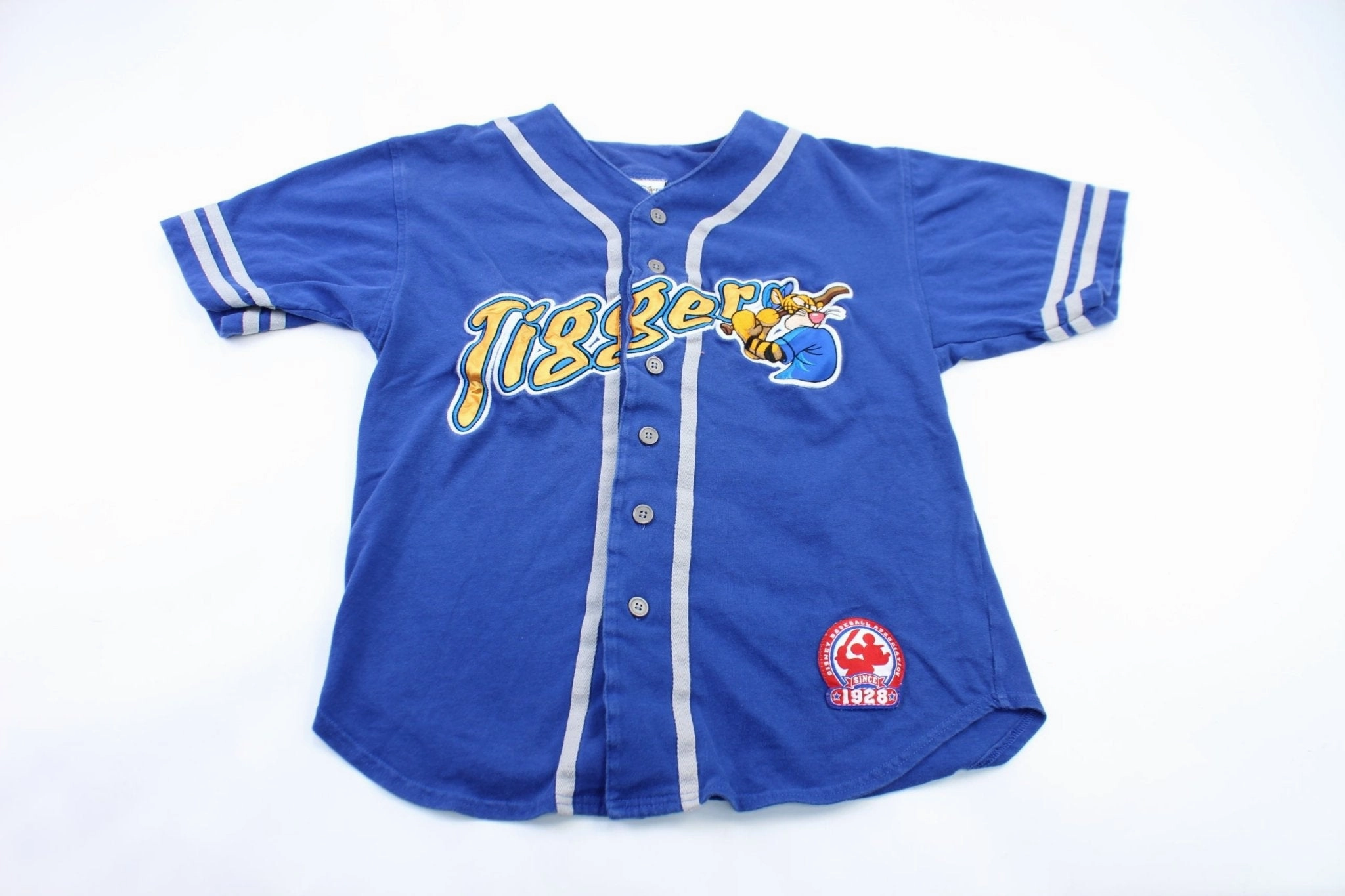 clean look Crisp Look Youth Walt Disney World Tigger Embroidered Baseball Jersey