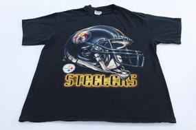 Vintage Pittsburgh Steelers Football T-shirt proper length ThermoregulatingFabric