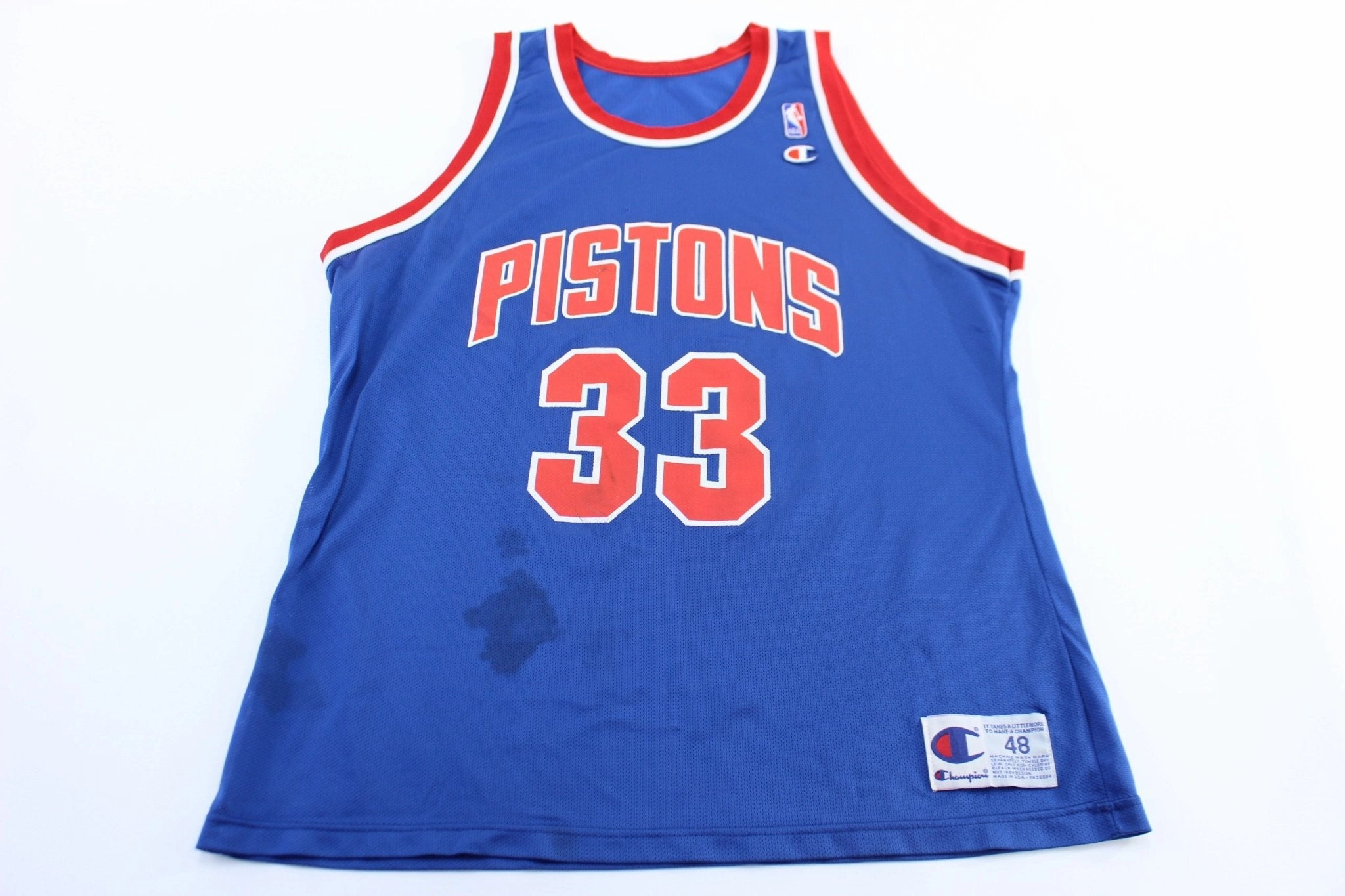 Training Flex 90's Detroit Pistons Grant Hill Champion Basketball Jersey